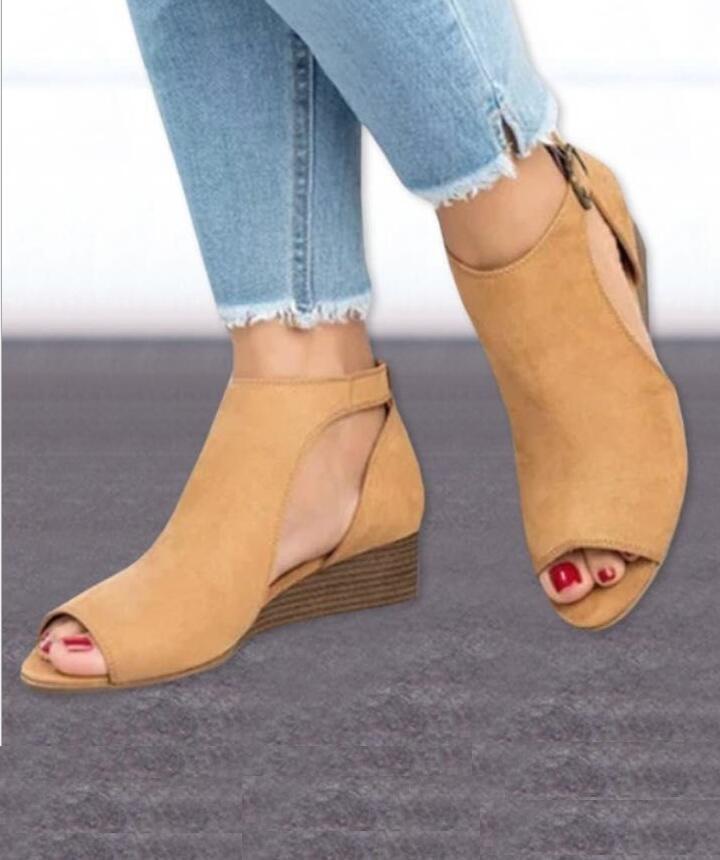 MW | Womens Stiefelette mit Keilabsatz