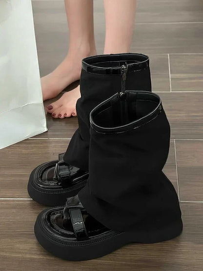 Vintage inspirierte Orthopädische Stiefel