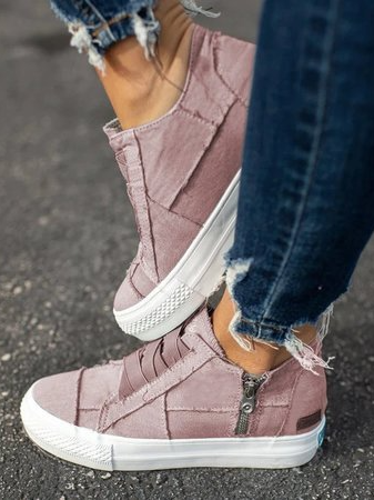 MW | Damen Canvas Low Heel All Season Turnschuhe
