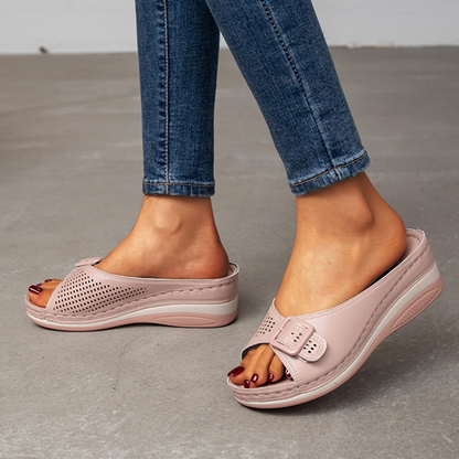 MW | Offene Zehe Plattform Freizeitschuhe