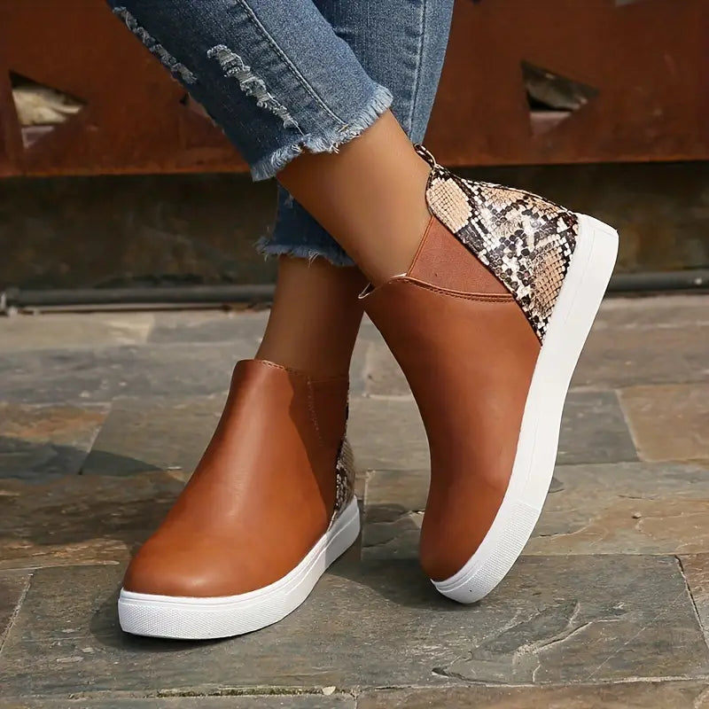 Klassische Orthopädische Stiefel mit zeitlosem Stil