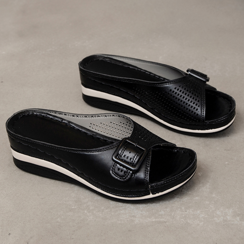 MW | Offene Zehe Plattform Freizeitschuhe