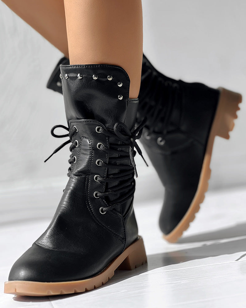 Klassische Orthopädische Stiefel mit zeitlosem Stil