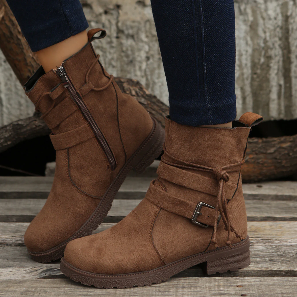 Klassische Orthopädische Stiefel mit zeitlosem Stil