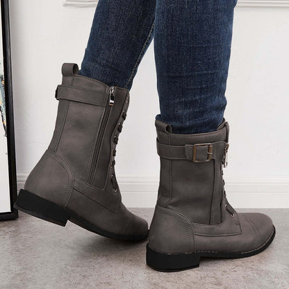 Vintage inspirierte Orthopädische Stiefel