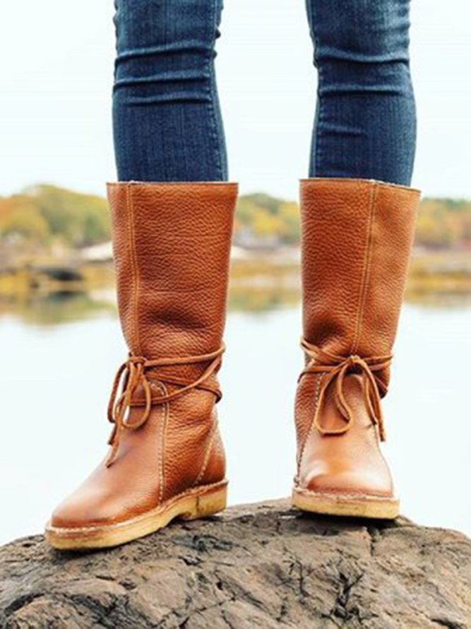 Vintage inspirierte Orthopädische Stiefel