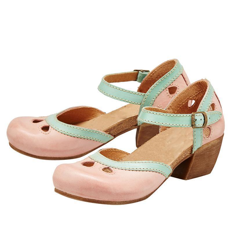MW | Bequeme orthopädische Sandalen mit niedrigem Absatz