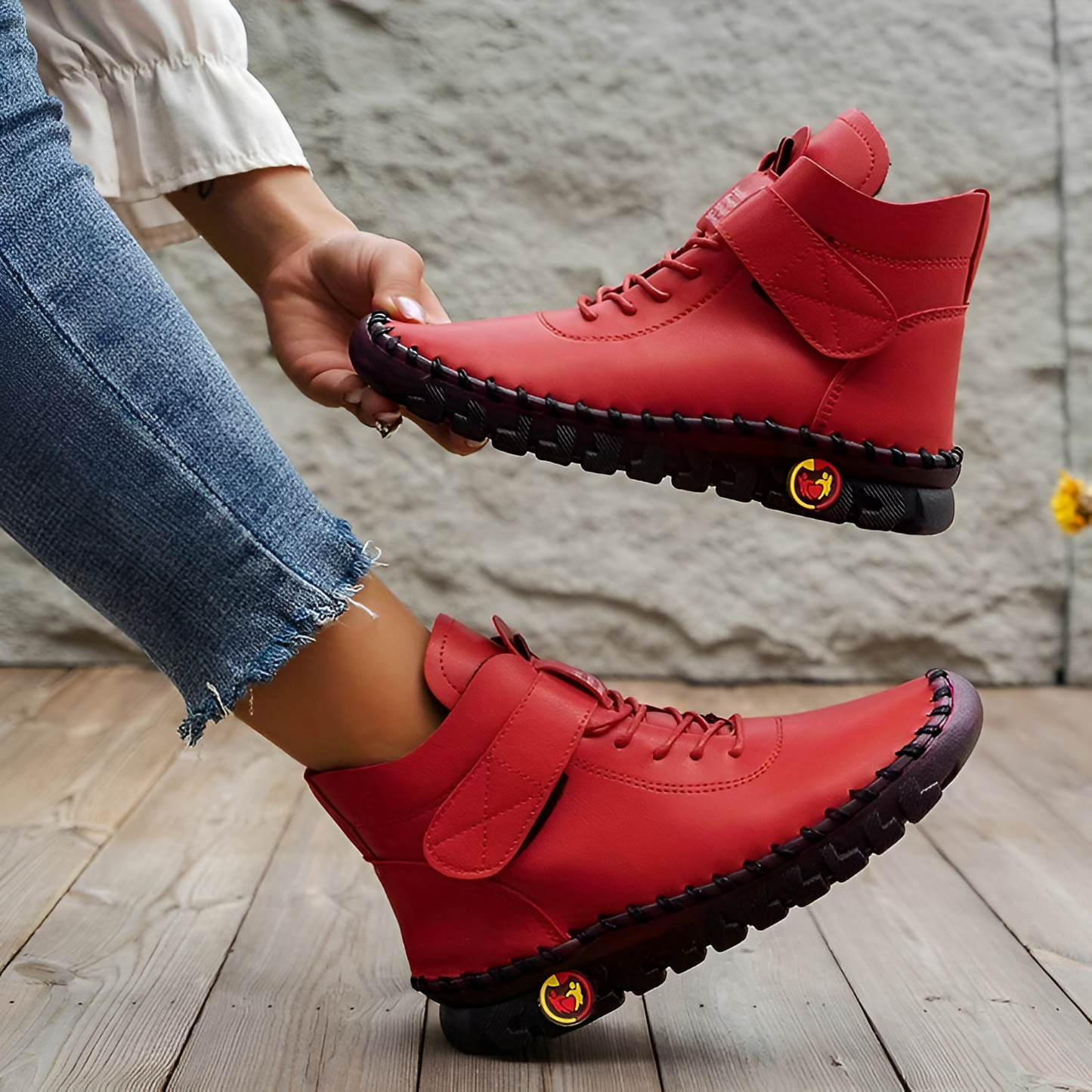 Anmutige Orthopädische Stiefel für modernen Look