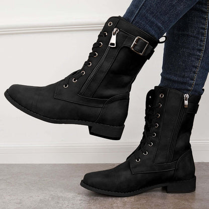 Vintage inspirierte Orthopädische Stiefel