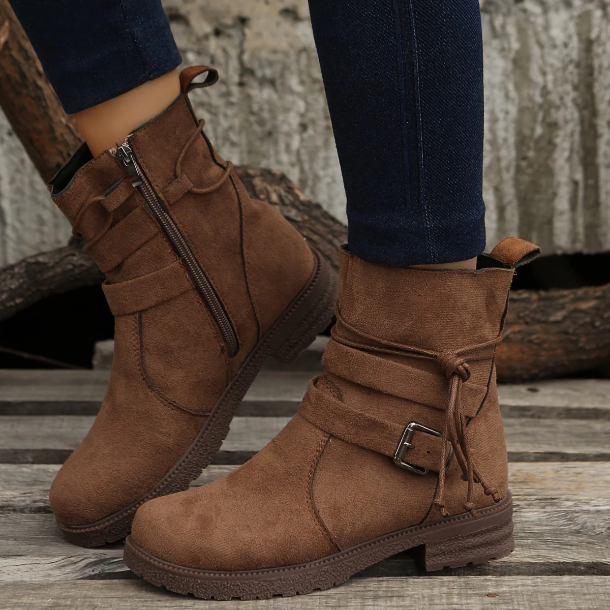 Klassische Orthopädische Stiefel mit zeitlosem Stil