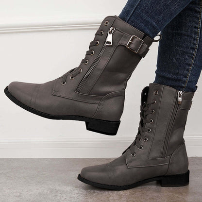 Vintage inspirierte Orthopädische Stiefel