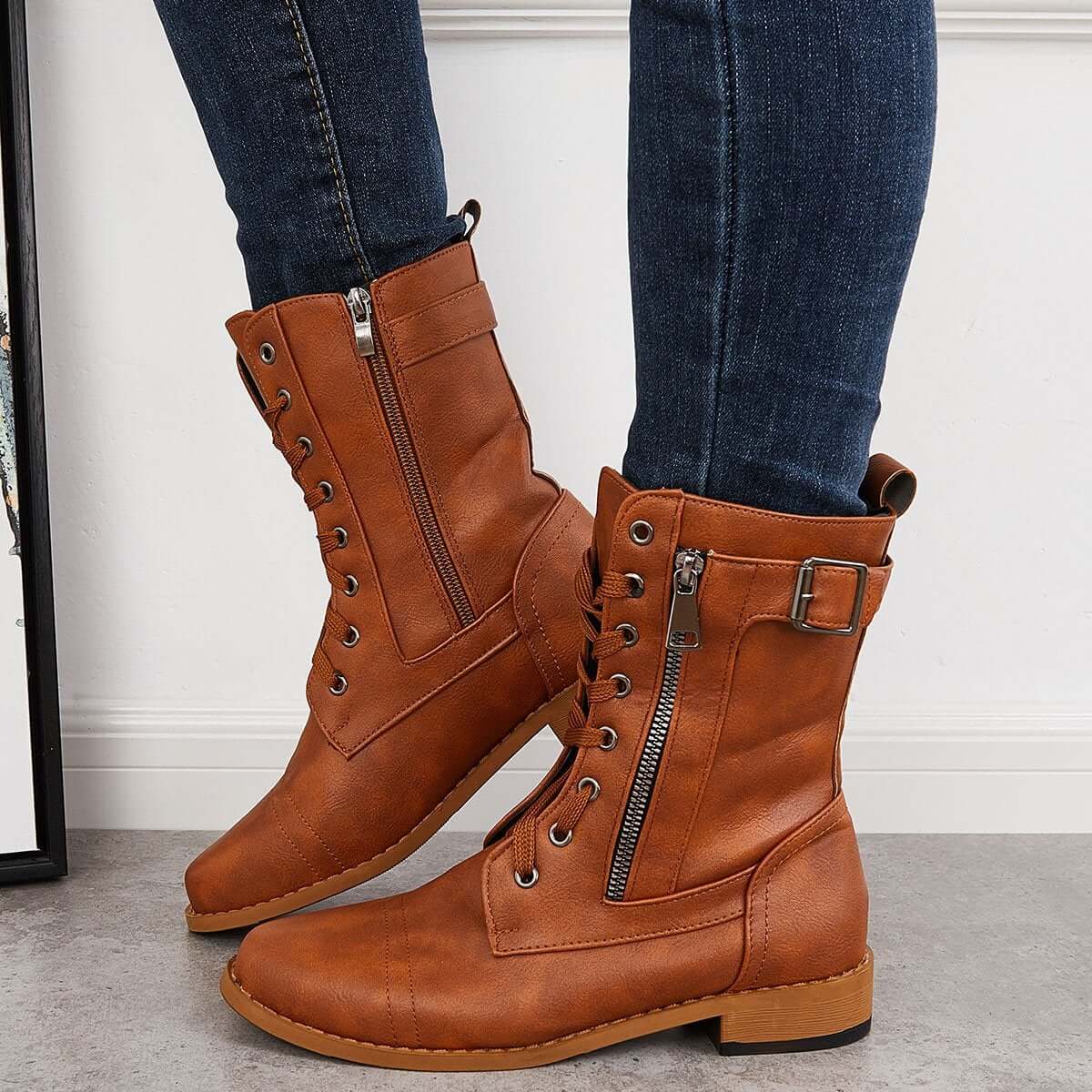 Schicke Orthopädische Stiefel mit einzigartigem Design