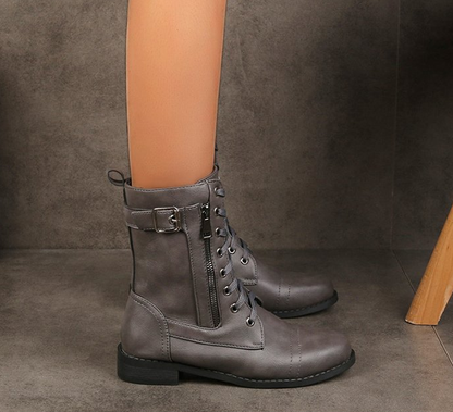 Vintage inspirierte Orthopädische Stiefel