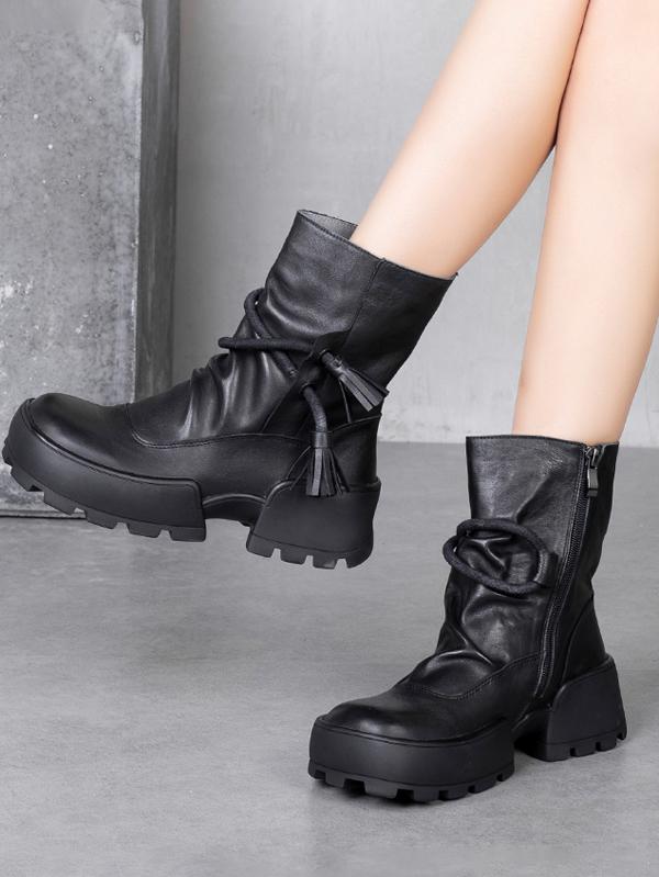Vintage inspirierte Orthopädische Stiefel