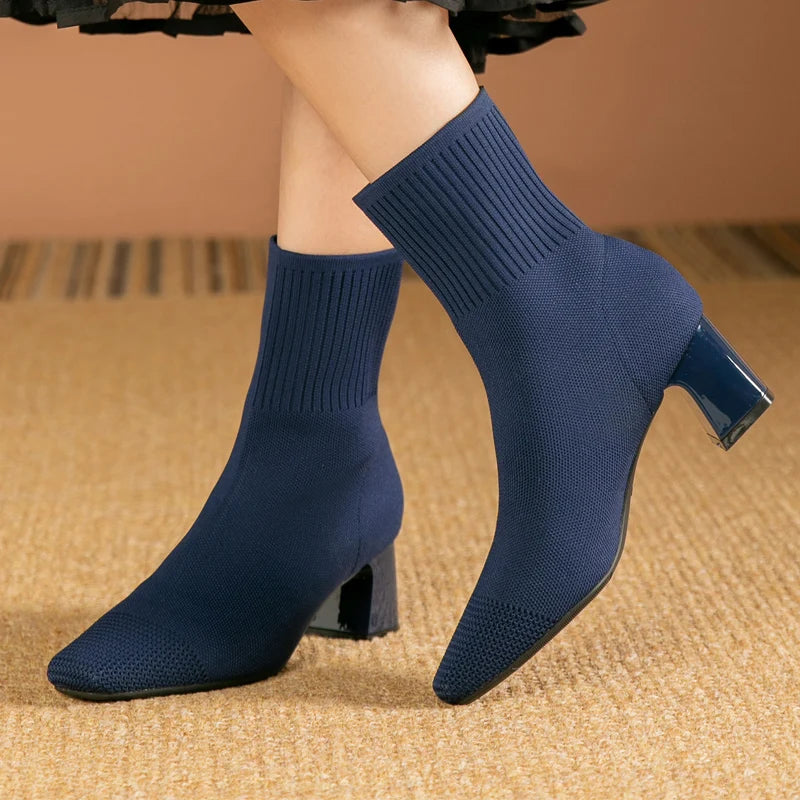 Josefina® | Elegant solid color high heel boots