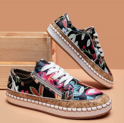 MW | Bequeme Sportschuhe mit Blumen