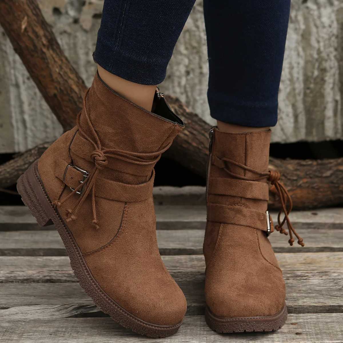 Klassische Orthopädische Stiefel mit zeitlosem Stil