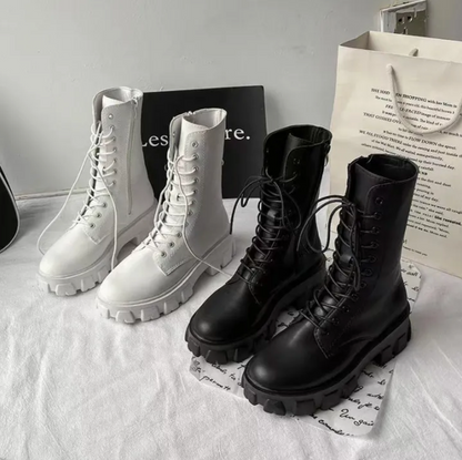 Vintage inspirierte Orthopädische Stiefel