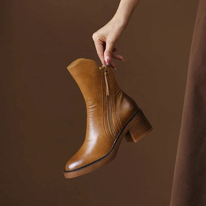 Vintage inspirierte Orthopädische Stiefel