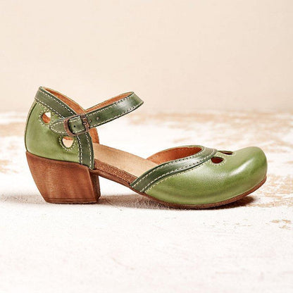 MW | Bequeme orthopädische Sandalen mit niedrigem Absatz