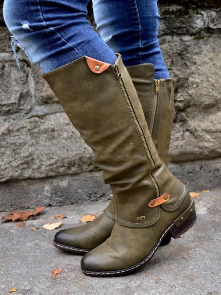 Vintage inspirierte Orthopädische Stiefel