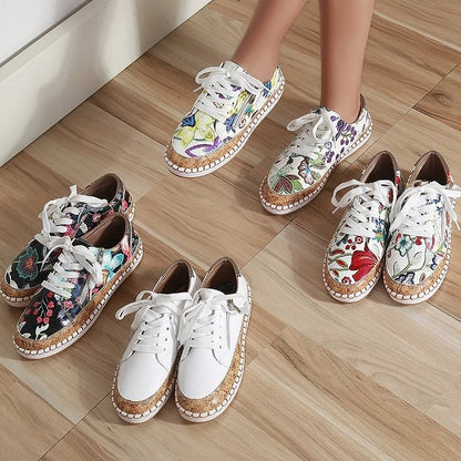 MW | Bequeme Sportschuhe mit Blumen