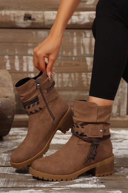 Vintage inspirierte Orthopädische Stiefel