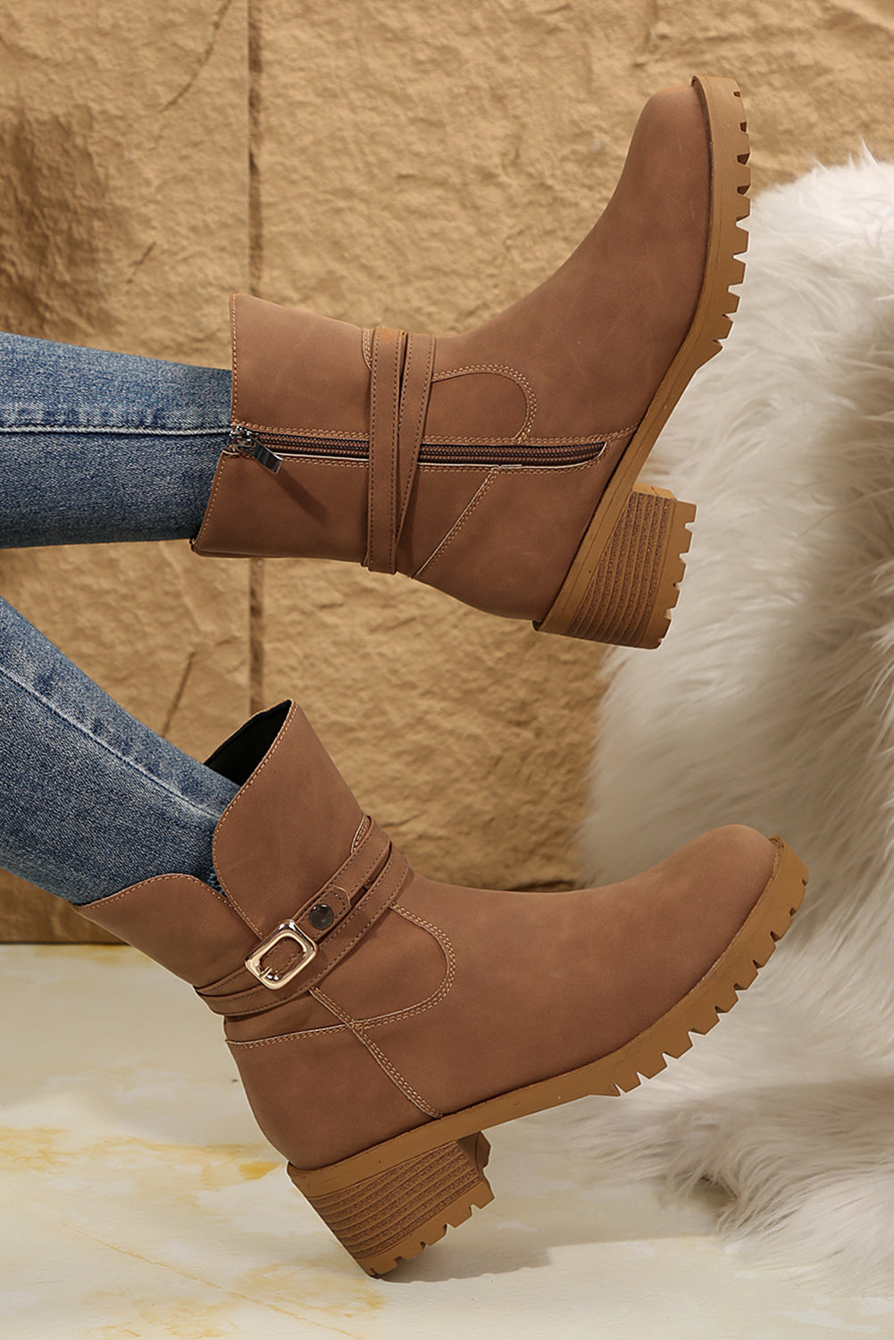 Vintage inspirierte Orthopädische Stiefel