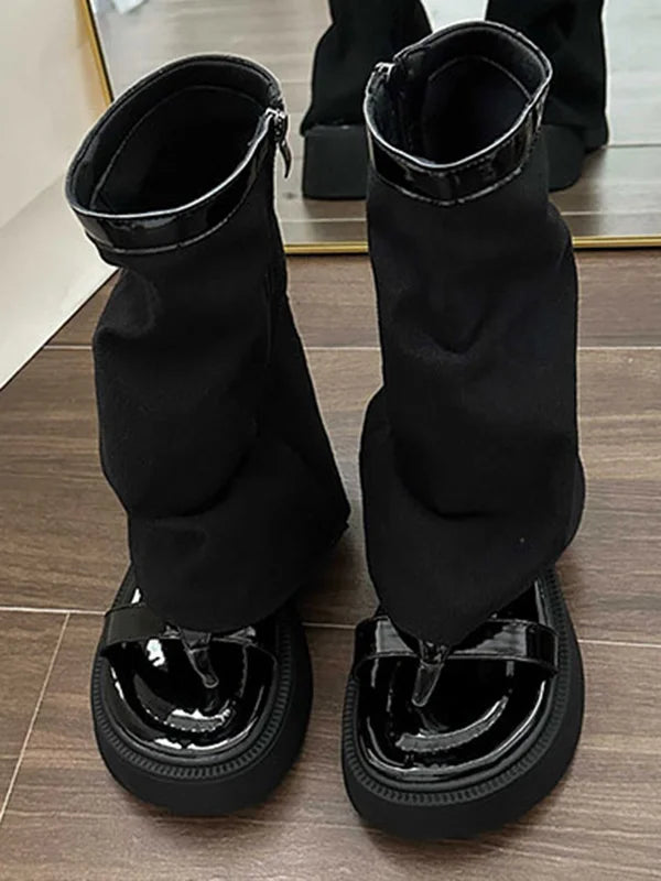 Vintage inspirierte Orthopädische Stiefel