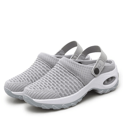 MW Frauen Luftkissen Plattform Mesh Mules Sneaker Sandalen