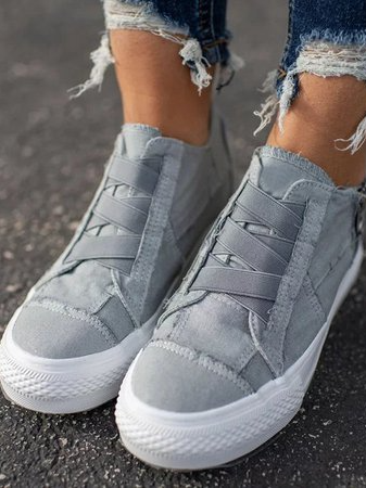 MW | Damen Canvas Low Heel All Season Turnschuhe