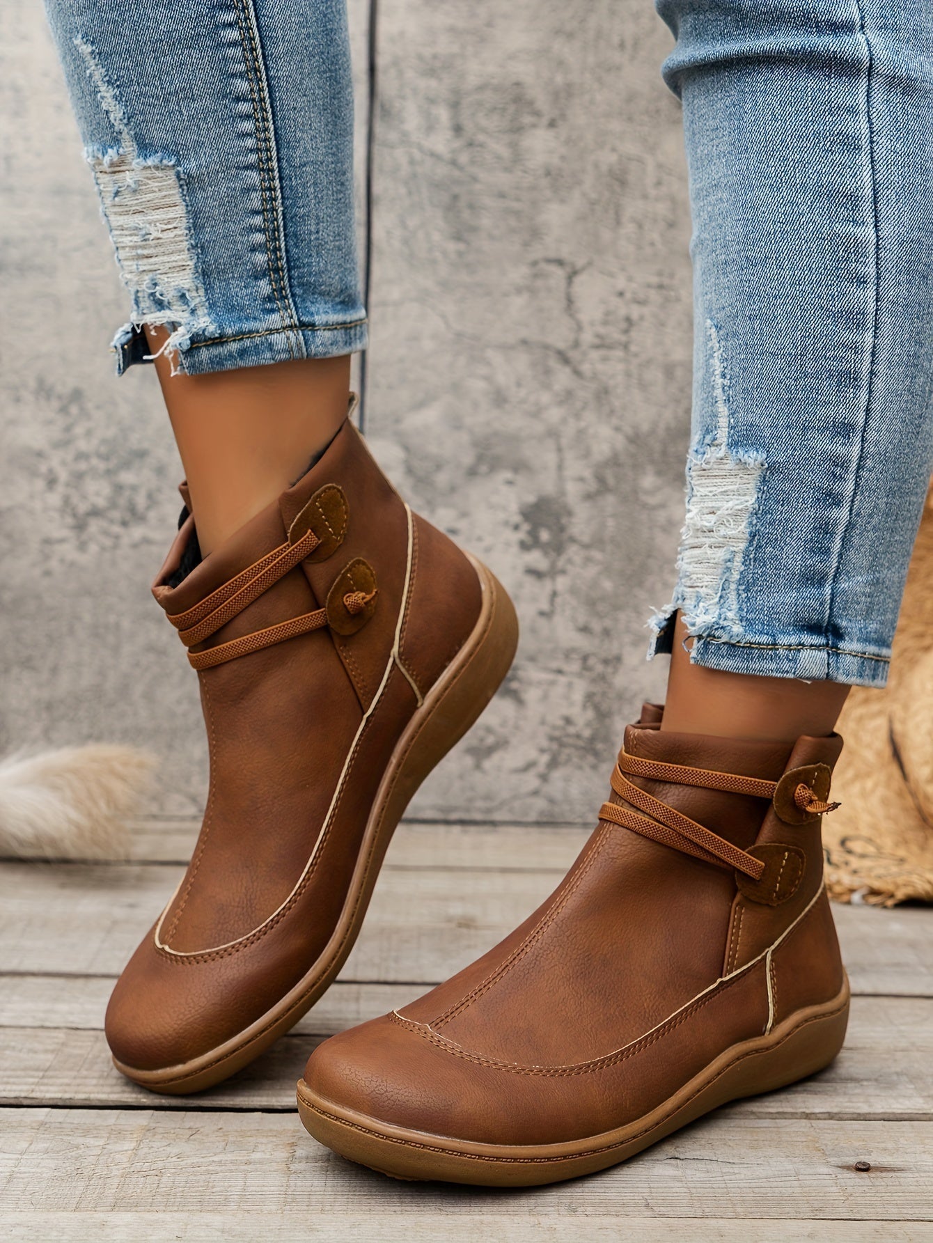 Schicke Orthopädische Stiefel mit einzigartigem Design