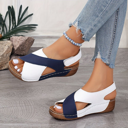MW | Farbe Orthopädische Keilsandalen für Frauen