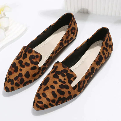 MW | Schuhe mit spitzer Zehe und Leopardenmuster