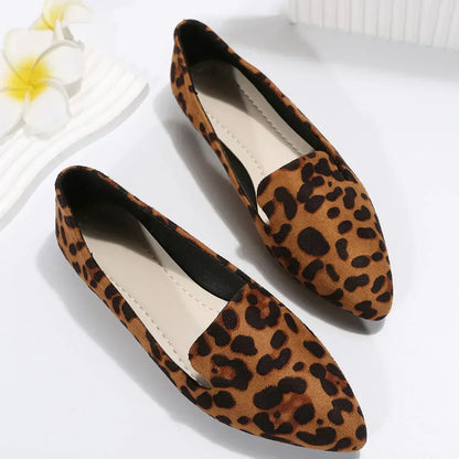 MW | Schuhe mit spitzer Zehe und Leopardenmuster