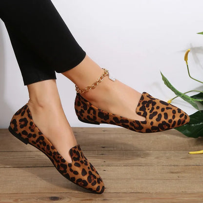 MW | Schuhe mit spitzer Zehe und Leopardenmuster