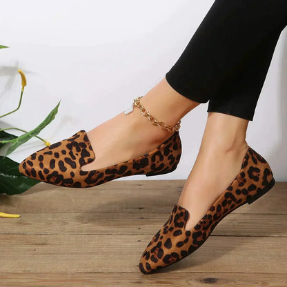 MW | Schuhe mit spitzer Zehe und Leopardenmuster