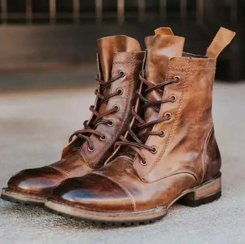 Vintage inspirierte Orthopädische Stiefel