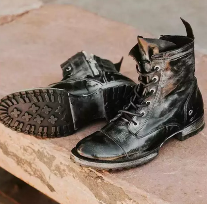 Vintage inspirierte Orthopädische Stiefel
