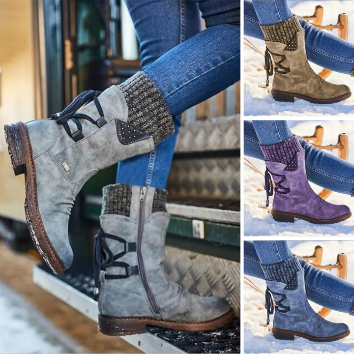 Vintage inspirierte Orthopädische Stiefel