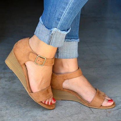 MW | Damen Casual Sandalen mit niedrigem Absatz