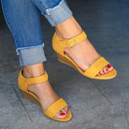 MW | Damen Casual Sandalen mit niedrigem Absatz