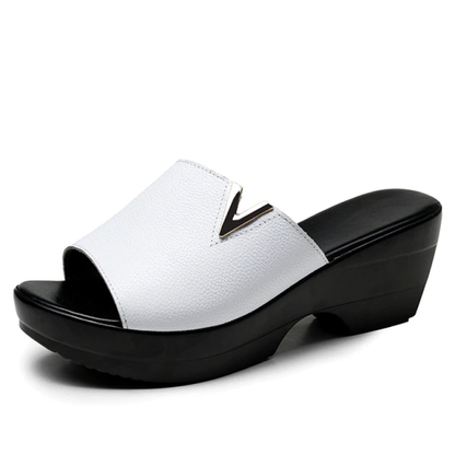 MW | Mittelhohe Slipper-Sandalen für Frauen