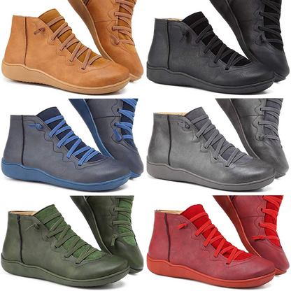 Vintage inspirierte Orthopädische Stiefel
