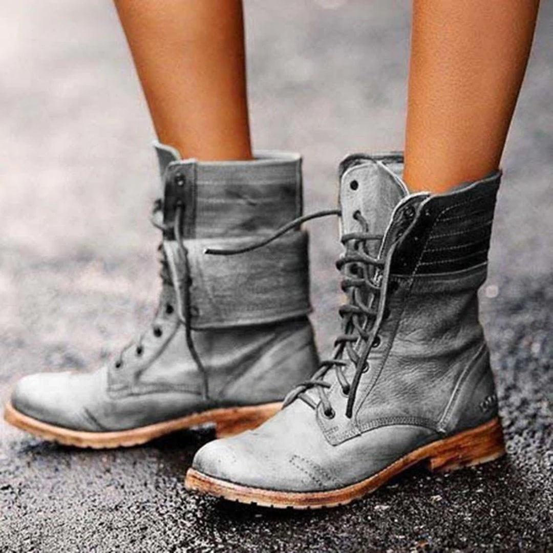 Vintage inspirierte Orthopädische Stiefel