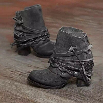 Vintage inspirierte Orthopädische Stiefel