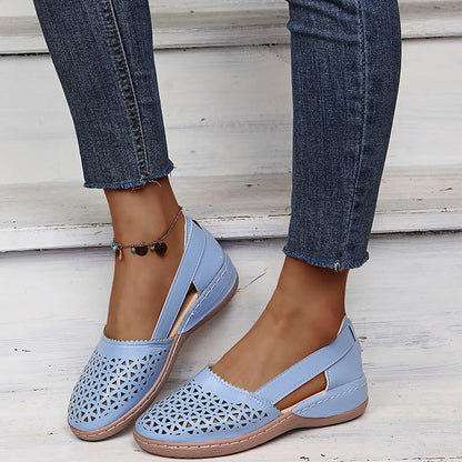 MW | Frauen Keile Orthopädische Hollow Out Vintage Sandalen