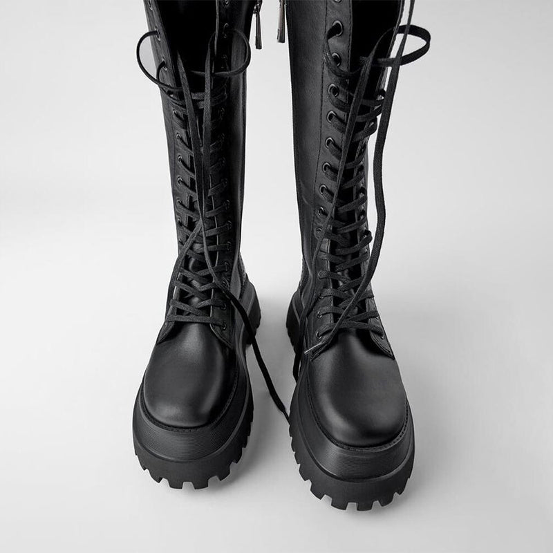 Vintage inspirierte Orthopädische Stiefel