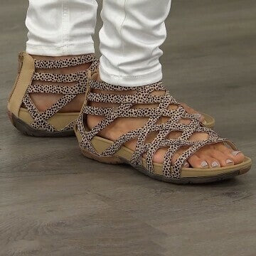 MW | Runde Zehe Hohle Römische Gladiatorensandalen