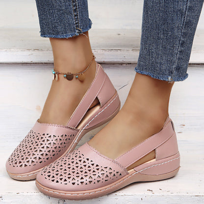 MW | Frauen Keile Orthopädische Hollow Out Vintage Sandalen